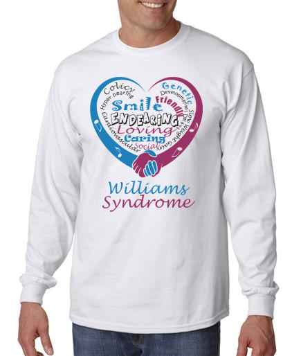 Williams Syndrome on Mens LS shirt